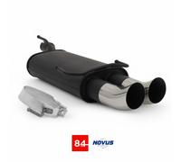 Opel Kadett E Sport Exhaust Silencer 2x76mm DTM