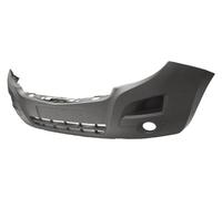Prasco Front Bumper for Vauxhall Movano 2010-2014 Black with Fog Lamp Holes