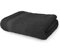Opel tex Extra Large Super Jumbo Bath Sheets (100x200cm, 700-GSM) Luxury Towels Quick Dry Highly Absorbent Egyptian Cotton Soft Big Size Bathroom Hotel Quality Towel (Black)