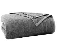 Opel tex Extra Large Super Jumbo Bath Sheets (150 x 200 cm -600GSM) Luxury 100% Rich Cotton Body Wrap Towel Super Soft Massive/Huge/Mega Bath Sheet Hotel Quality Beach Towels (Charcoal Grey)