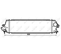 AVA Charge Air Intercooler RTA4456 for OPEL VIVARO (2001) 2.5 DTI etc