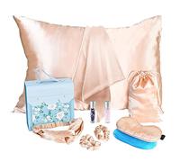 OPELETNNT Gifts for Teenage Girls, Teen Girl Gift for 10 11 12 13 14 15 16 17 Year Old, Tween Girl Gifts Ideas, Daughter, Sister Birthday Gifts, Satin Pillowcase, Satin Eye Mask and Hair Accessories