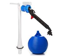 Opella Toilet Delchem Cistern Bottom Entry Filling Valve Adjustable Arm 1/2" with Float Plastic Float Valve