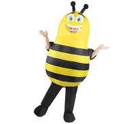 Opemon Inflatable Bee Costume Adult Men Women Outfit Unisex Onesie Full Body Bumble Bee Funny Costumes Fancy Dress Blow Up Suit for Halloween Holiday Cosplay Parties Animal