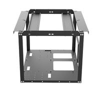 Open Air PC Frame - Stackable Rack Stand Chassis, Metal Structure Durable Test Bench Design | Computer Case For GPU Mining Setup Desktop Cooling Organization Stable Assembly Rig System