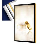 Open Aluminum A Frame Sign Poster Board,Street Advertising Sign Board, Led Magnetic Menu Board Signs, for Wall Mounted Restaurant Advertising Backlit Light Frame,B,40 * 50CM