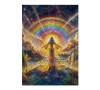 Open Arms for Abundance Classic Wooden Jigsaw Puzzle for Adults, 300 PCS