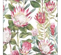 Open Artistic Blank Greetings Card from the Sanderson Range by Woodmansterne - King Protea - for Any Recipient