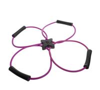 Open Back Elastic Shoulder Training Band with Ergonomic Handles | Tpe Construction, Cross Layout with Central Anchor, for Gym Workouts, Physical Therapy Routines, Door Frame