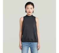 Open Back Knit Tanktop - Grey - Women M