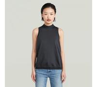 G-star Open Back Sleeveless T-shirt Blue XL Woman