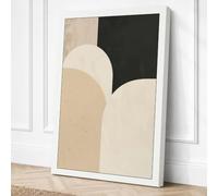 Open Book Study Minimalist Canvas Wall Art Print 18x12 Inch (46 x 30 cm)