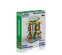 OPEN BRICKS - OB-WS0347D Bookshop - 234 Pieces - Age 3-6 - 8x15x21cm