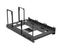 Open Chassis Rack - DIYs Computer Motherboard Case, ATX/M-ATX/ITX Support | Vertical Aluminum Frame, Durables Overclocking Case, Efficient Heat Dissipation, Ideal for Custom PC Setup