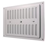 Open & Close Aluminium Air Vent 9" x 6" Hit & Miss Air Vents Adjustable Flyscreen Vents Ventilator Cover Hit & Miss Air Vent Cover Ventilation Cover for Cupboard Wardrobe Ventilation Pack of 1