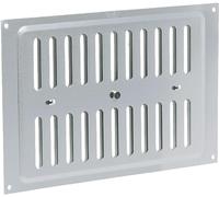 Open & Close Aluminium Air Vent 9" x 6" Hit & Miss Air Vents Adjustable Flyscreen Vents Ventilator Cover Hit & Miss Air Vent Cover Ventilation Cover for Cupboard Wardrobe Ventilation Pack of 1.