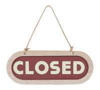 Open Closed Sign Open And Close Sign Double Sided Business Door With Rope Wooden Hanging Tag For Store Window