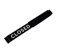 Open Closed Sliding Sign | Double Sided Privacy Sliding Door Indicator | Open Closed Sign | Sliding Door Display for Shop , Offices, Shops and Clinics