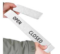 Open/Closed Sliding Sign - Sliding Signs, Privacy Sign, Door Indicator Signs, Double-Sided Design, Portable Decorative Display Board | Clear Readable Indicator for Home Office Restroom Hotles