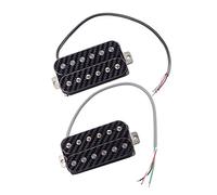 Open Coil Neck And Bridge Pickup Magnet Black Electric Guitar Pickup Set Guitar Accessories