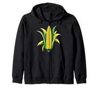 Open Corncob Corn On The Cob Farmer Lover Corn-cob Farm Fan Zip Hoodie