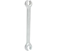 Open Double Ring Spanner 10x11 mm Chrome-Plated Heads 15â ABGEW. 152 mm Long, on Hanger