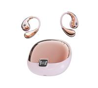 Open Ear AI Language Translation Headphones Real-Time Translator Over Ear Earbuds Translating Hook Earphones ENC Noise Cancelling Bluetooth 5.4 Translate Ear Buds with Ear Hooks for Business Travel