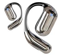 Open Ear Bluetooth 5.3 Headphones, Wireless Earbuds Sport, Over Earphones Built-in Mic with Ear Hooks 50H Playtime Ear Buds LED Display Charging Case, Waterproof Design for Running Fitness in Black