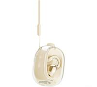 Open Ear Bone Conduction Headphones for Situational Awareness(Beige B)