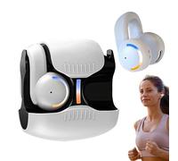 Open Ear Clip Wireless Earbuds,Clip On Headphones - Lightweight Wireless Comfortable Bone Conduction Earphones Noise Reduction for Cycling Workouts Workplace Running Travel