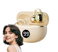 Open Ear Clip Wireless Earbuds - Comfortable Fit Frame, Stable Connectivity, Ergonomic Sport Shape | Training, Outdoor Cycling, Hiking Treks, Gym, Daily Exercise Routines, Walking Ac