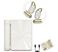 Open Ear Earbuds, Bluetooth 6.0 Wireless Earbuds Powerful Sound,60H Playtime,IPX5 Waterproof,Earbuds with Ear hooks Lightweight Design,Over Ear Earbuds with Ergonomic Earhook,Fit Cycling,Game,Work