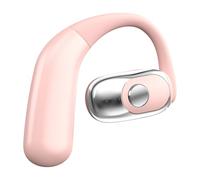 Open Ear Handsfree Mono Headset, Wireless Bluetooth 5.4 Single Earpiece with 30H Talk Time, ENC Noise Cancelling Hands Free Earphone, Left/Right Wearable Hook Design for Drivers/Office/Meeting