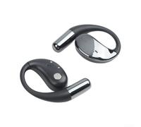 Open Ear Headphones Q39 with AI Translation Feature Wireless Earbuds for International Meetings - Secure Fit Sports Hooks White(Black)