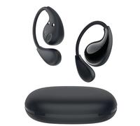 Open Ear Headphones Snug 10, Mini Over Ear Buds Bluetooth Wireless with Hooks,Snug Fit with Ualtra Lightweight 6g, Balanced Soundstage& Crystal-Clear Call for Cycling, Running,and Fintness (Black)