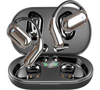 Open-Ear Wireless Bluetooth Headphones with Mic, Earbuds with Ergonomic Earhooks, Secure Fit Earphones for Running, Sport Gym Ear Buds, Water Resistant, Fast Charging, Bluetooth 5.3, 40H Playtime
