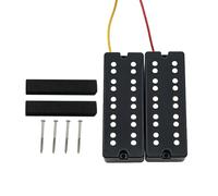 Open Electric Bass Guitar Pickup 5 Strings Double Coil Ceramic Magnet For Music Styles Guitar Accessory Double Coil Set