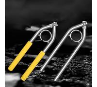 Open-End Aerator Wrench for Faucet Removal & Installation, Non-Slip Grip Stainless Steel Plumbing Tool, Compact Bathroom Repair Wrench Compatible(A)