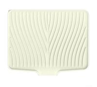 Open End Filtering Drying Mat With Raised Slope Design, Made From Silicone With Heat Insulation And Anti Slip Properties For Stable Dish Drying(50-3)