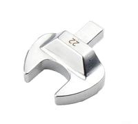 Open-End Socket Wrench Insertion Spanner 9x12mm Head, 8-32mm Adjustable Torque Tool, Chrome Vanadium Steel for Bolt and Nut Repair(22MM)