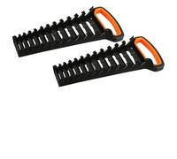 Open-End Wrench Organizer Rack for 8-19 mm Spanners, 12-Slot PP Storage Holder with Self-Locking Design, Space-Saving Tool Wall Mount (2-Pack)