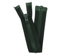 Open End Zip Chunky 30 Inch 76cm 850D, 5968 Bottle Green, 1