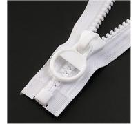Open end zips,Zipper for Sewing， 1pcs 8# 2m/3m Resin Zipper, Black/White Heavy Duty Plastic Zipper for DIY Sewing Craft Tailor Bag Garment(Wit,2m)