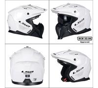 LS2 OF606 DRIFTER Open Helmet WhiteXL White
