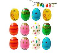 Open-Face Easter Egg Toy - 12Pcs Simulation Animal Model Surprise Eggs With Random Dinosaur/Farm/ Figures | Kids Educational Lottery Egg For Easter Hunt, Party Favors