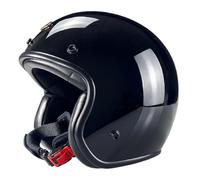 Open Face Helmet Vintage Jet Motorcycle Helmet 3/4 Open Face Motorcycle Helmet,ECE/DOT Approved Retro Half Jet Helmet for Men and Women 10,M57-58CM