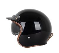 Open Face Low Profile Helmet, Motorcycle Helmet with Inner Sun Visor, Open Face Jet Motorbike Helmets for Adult - Motorbike Rider Road Legal ECE22-06 Approved