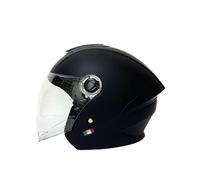 Open Face Motorbike Helmet ABS & High Density Helmet ECE Approved Comfortable Motocross Helmet for Bicycle Cruiser Scooter ECE 22.06 Approved Motorbike Helmets F,55CM-62CM