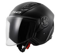 OPEN FACE MOTORBIKE HELMET LS2 OF616 AIRFLOW II Ece22.06 GLOSS BLACK