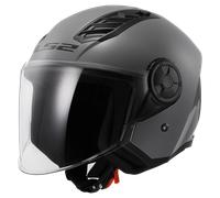 LS2 OF616 Airflow II Solid Jet Helmet, grey, size M (57/58)